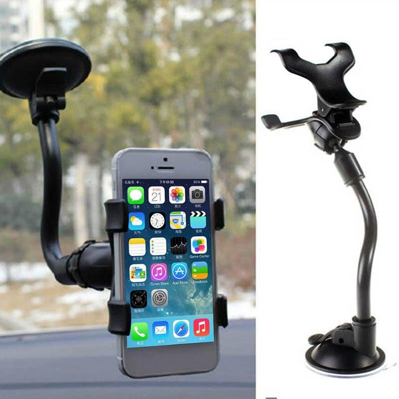 360° Phone Holder Scalable Glass Suction Cup Desk In Car Mobile Holder Stand Large Screen